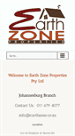 Mobile Screenshot of earthzone.co.za